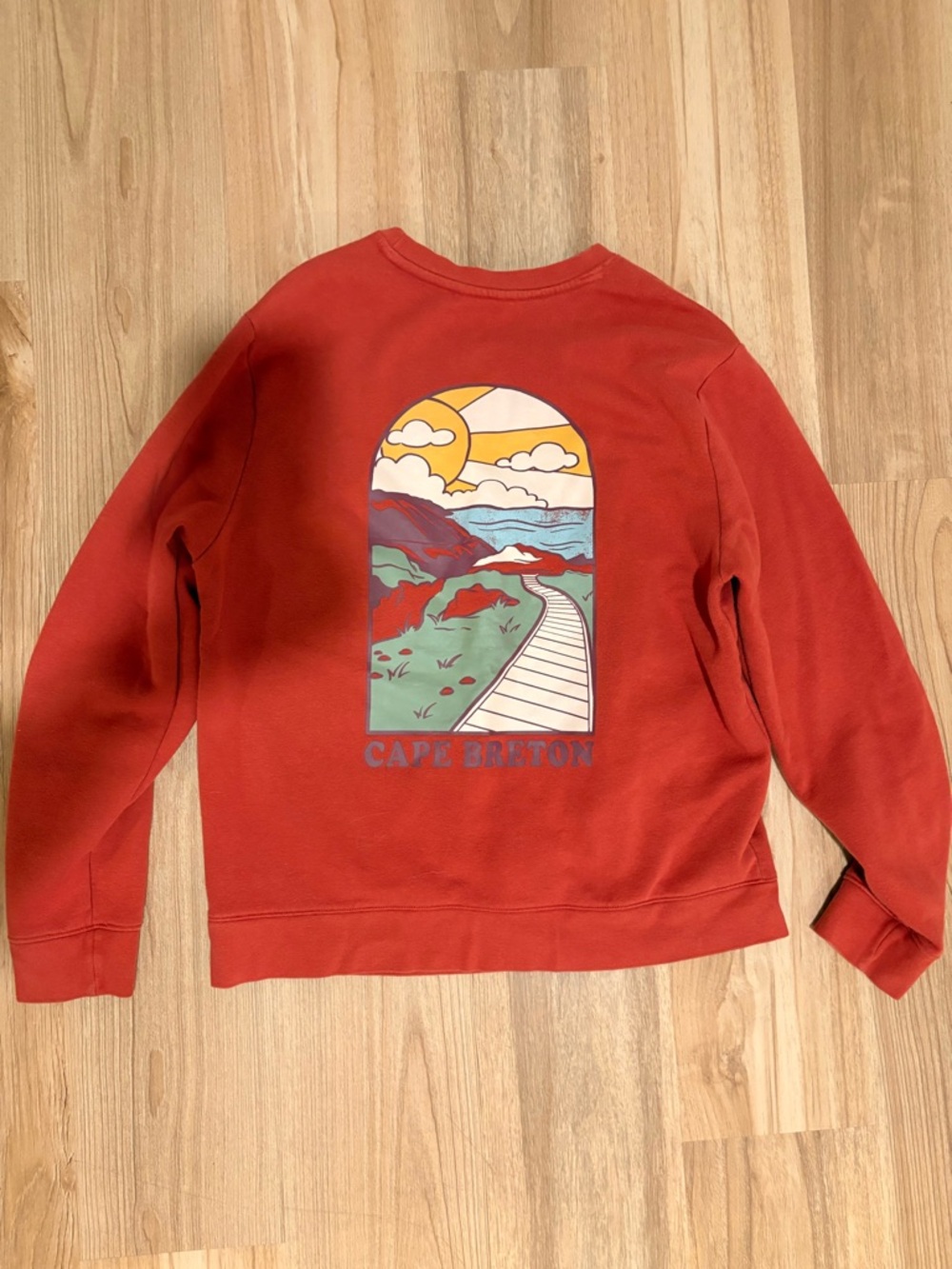 Joe Fresh Crewneck Sweater with Cape Breton Scenic Graphic